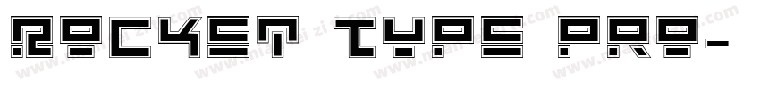 Rocket Type Pro字体转换